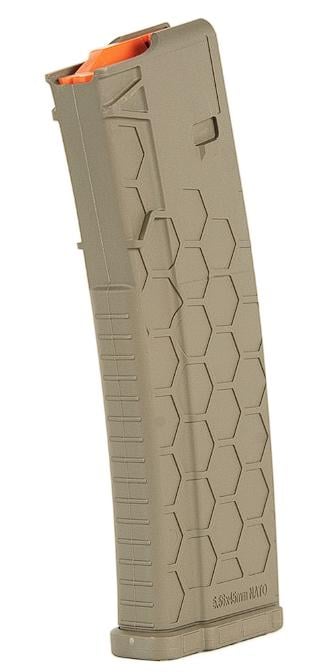 Hexmag AR-15 Magazine 223/5.56 NATO 15 Rd. 30 Rd. Body FDE 223 Remington / 5.56 NATO / 300 Blackout